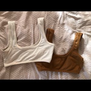 ARQ wide strap bra size small